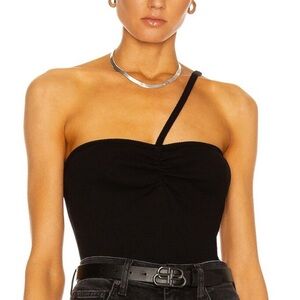 AGOLDE Lola Gathered Front Tank